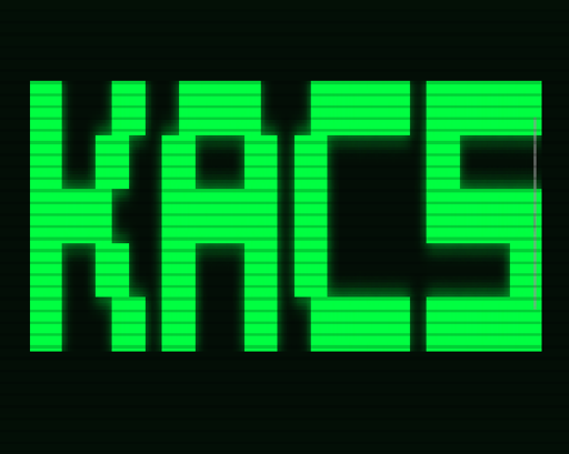 Images of green text on a dark backround emulating screenshots of an old phosphor style terminal display.